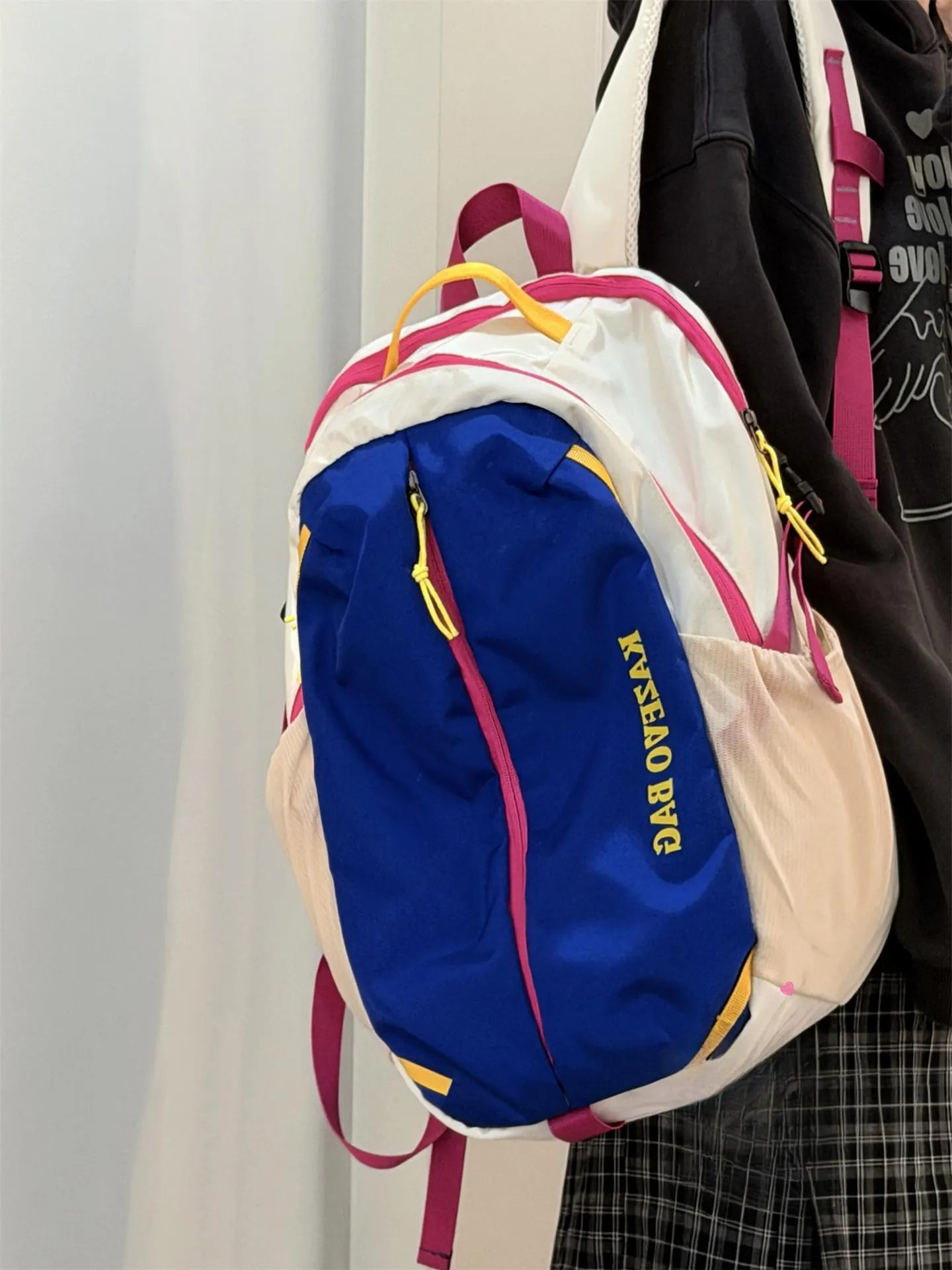 Lightweight Casual Backpack Bag - Blue